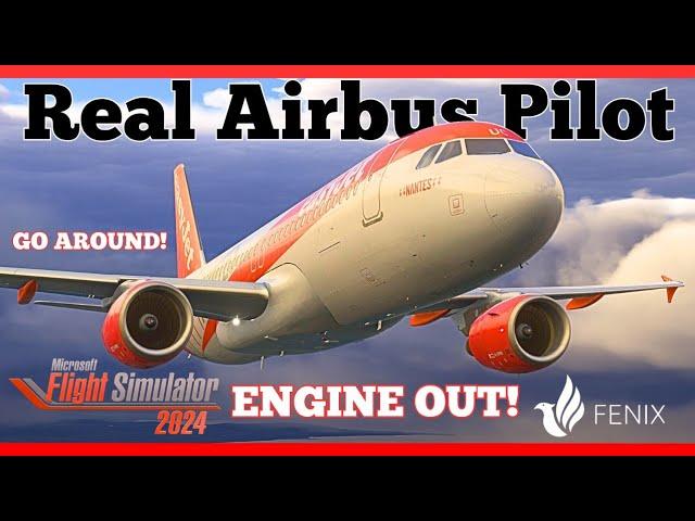 Airbus A320 Tutorial: Single Engine A320 Go Around