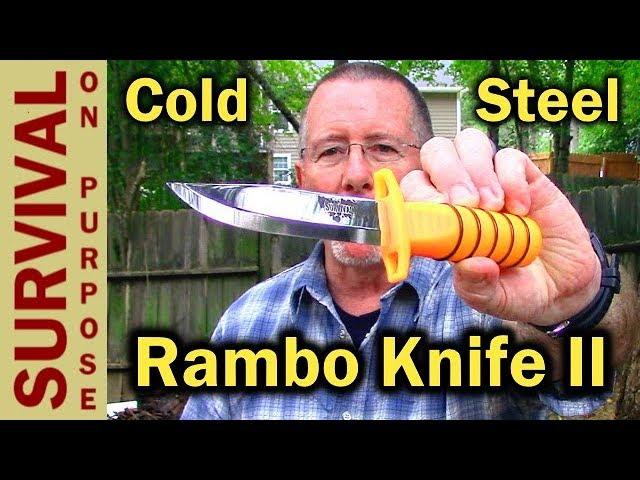 $27 Rambo Knife - Cold Steel Survival Edge - The Rambo Survival Knife Project