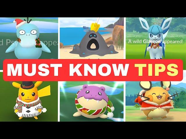 TIPS For HOLIDAY PART 1 In Pokémon GO