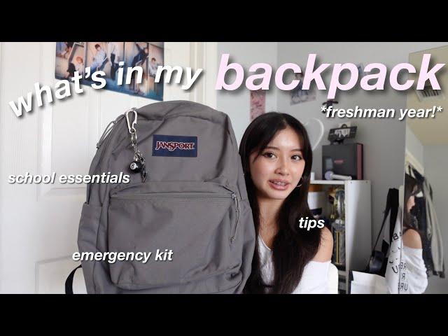 WHAT'S IN MY BACKPACK 2023  || *freshman year!*