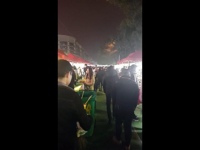 Food Market China Yiwu City Chinese Open Market Street Jan 2019 B