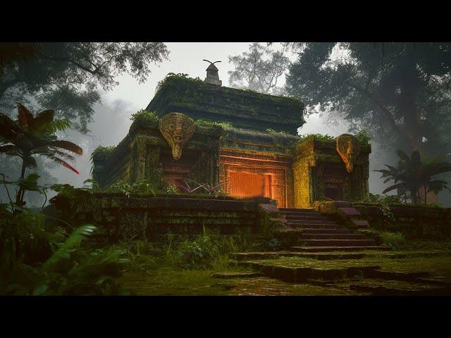 Welcome to the Rainy Jungle Ancient Temple  Immersive Ambience Experience for Relax and Sleep