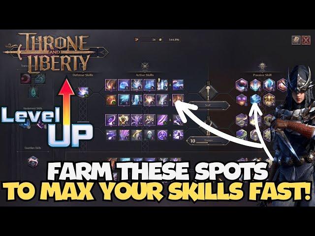 MUST KNOW TOP 3 EARLY Best Farming Spots Revealed + How to Max Your Skills FAST!! | Throne & LIberty