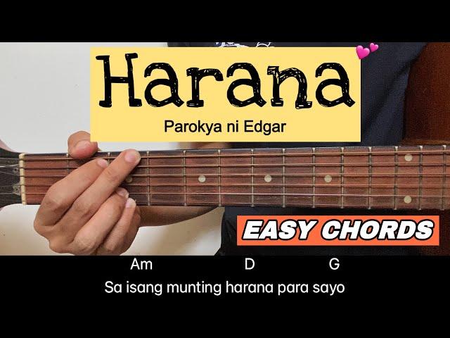 Harana - Parokya ni Edgar | Guitar Tutorial | Easy Chords