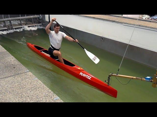 Sebastian Brendel Technique - Canoe Sprint Pool Training