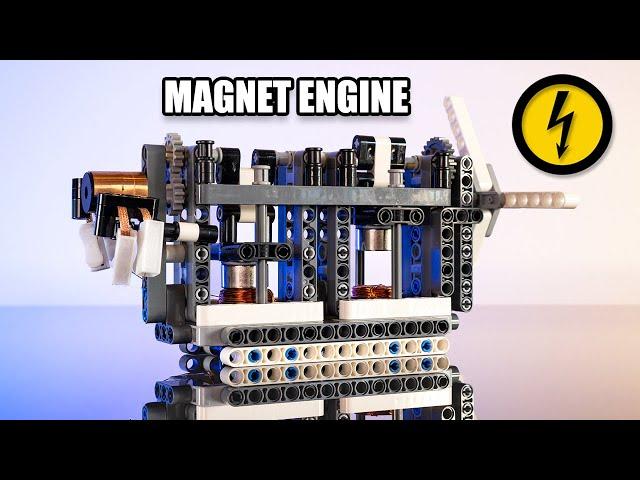 Lego Piston Power: Making ELECTROMAGNETIC Piston Engines