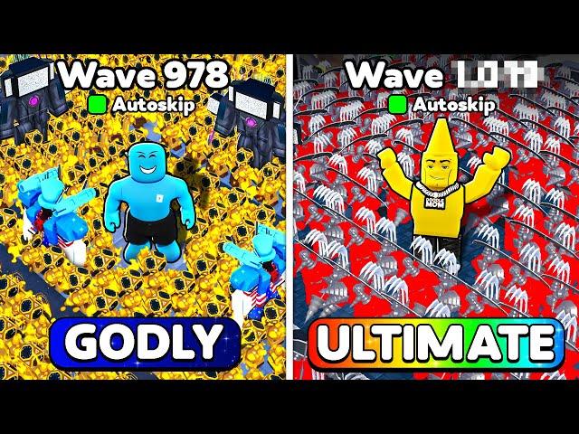 FULL MAP GODLY vs FULL MAP ULTIMATE in Toilet Tower Defense!