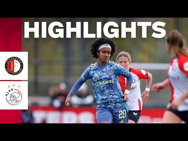 Highlights Feyenoord - Ajax Vrouwen | Azerion Vrouwen Eredivisie