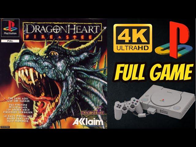 DragonHeart: Fire & Steel | PS1 | 4K60ᶠᵖˢ UHD | Longplay Walkthrough Playthrough Full Movie Game