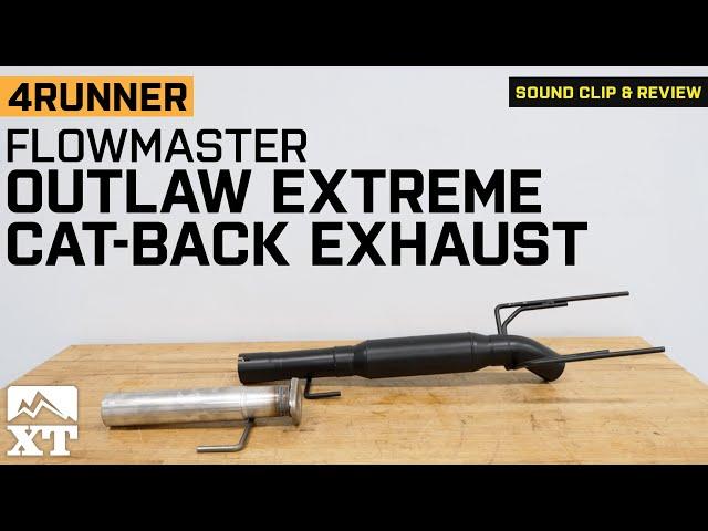 2010-2024 4.0L 4Runner Flowmaster Outlaw Extreme Cat-Back Exhaust Review & Sound Clip