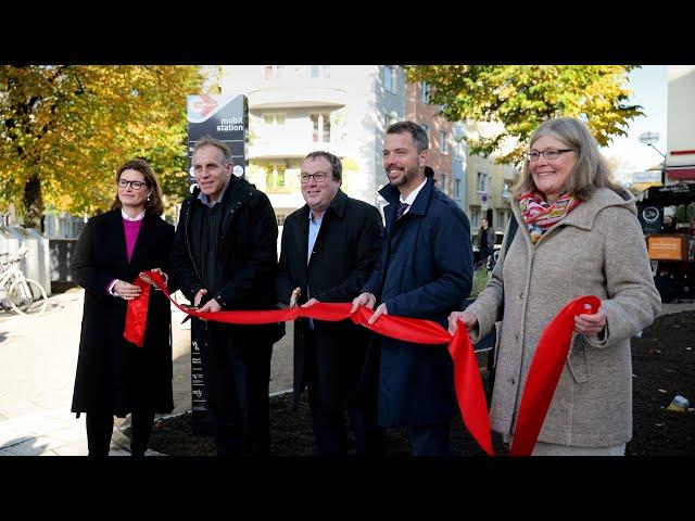 Mobilitätsstation Schloßstraße mit Superschnellladesäule eröffnet