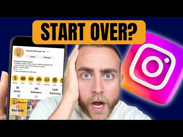 Is Your Instagram Account Dead? Should You Start Over?