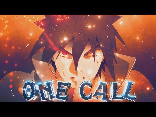 ONE CALL | SASUKE EDIT | ZEXON EDITS | MOBILE EDIT | ALIGHT MOTION |