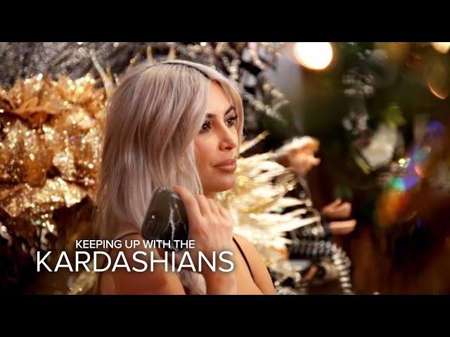 KUWTK | Kim Kardashian Warns Family About Copying Her Christmas Decor | E!