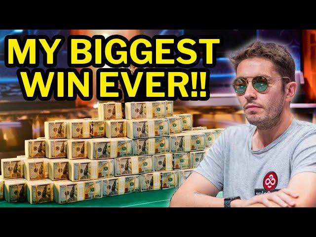 I WON $118,000 AT THE WORLD SERIES OF POKER!!!