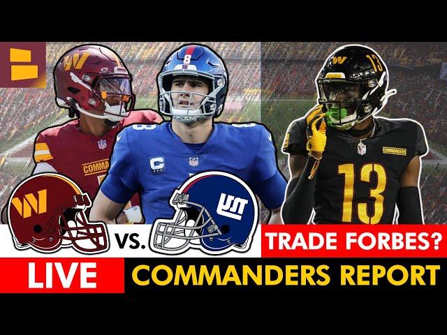 Commanders Report LIVE: Should Washington Replace Emmanuel Forbes? + Week 2 Preview vs. Giants