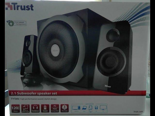 Trust Tytan 2.1 Subwoofer speaker set: il mio unboxing ITA