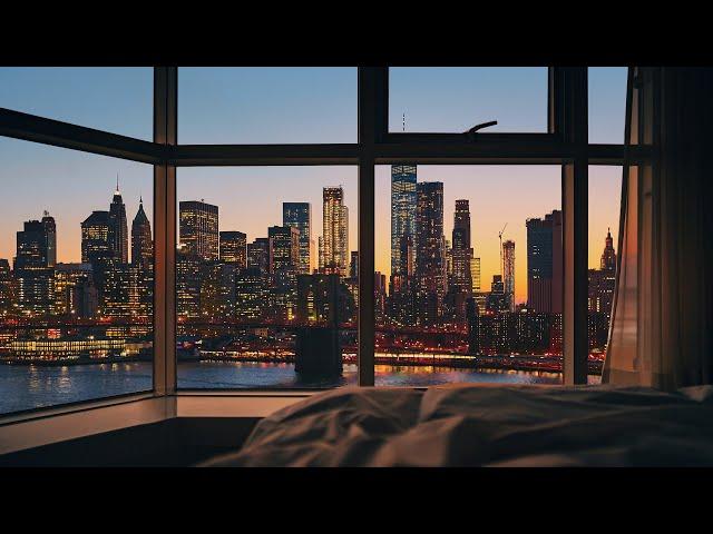 Glittering City View New York Hotel ambience  Design making tutorial