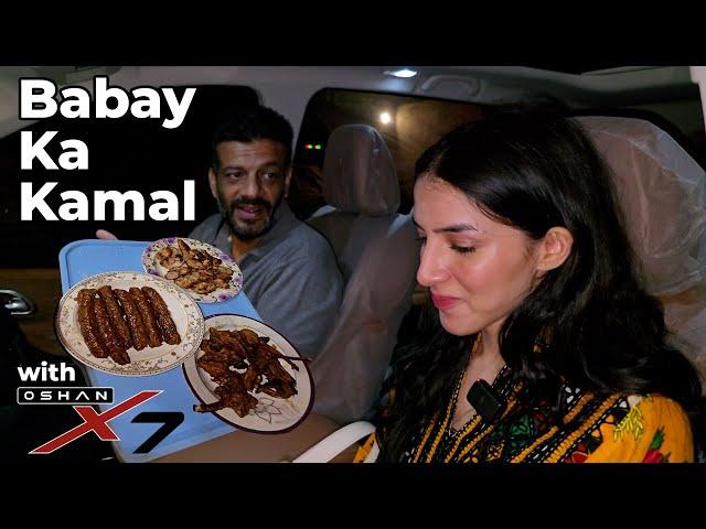 Oshan X7 Ki Sawaari Aur Baba Jamal Tikka Ka Maza ft. Laiba Khan | Food On Wheels