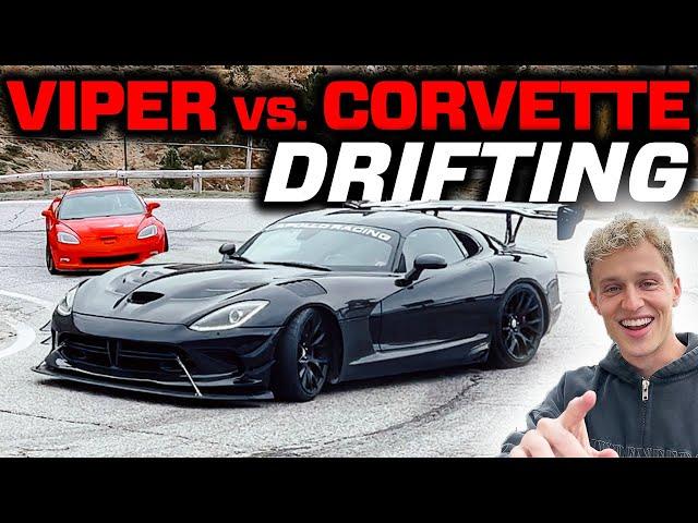 DODGE VIPER VS. CORVETTE Z06 - TEARING UP EUROPEAN MOUNTAINROADS