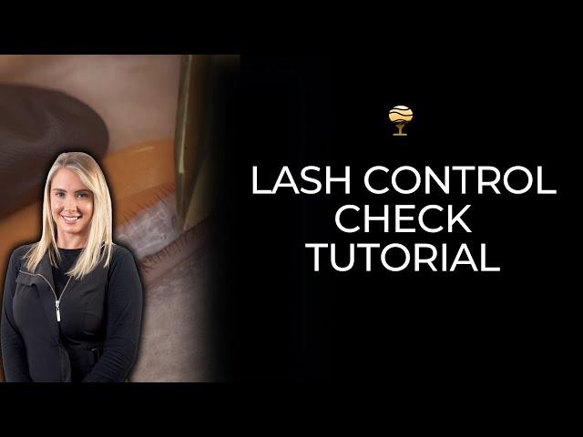 How To: Lash Control Check