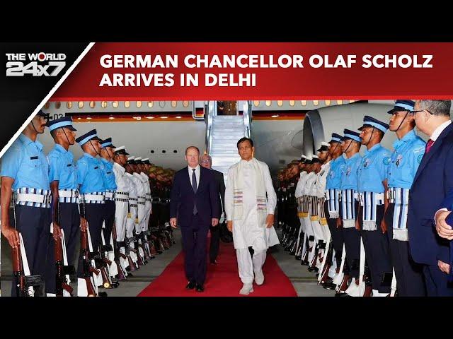 Olaf Scholz In India | German Chancellor Arrives In Delhi, To Hold Strategic Talks With PM