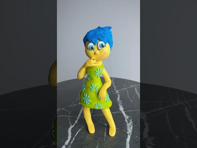 I made a JOY  from Inside Out @artlidadelishorts #plasticinerelax #insideout #joy #anger #clay