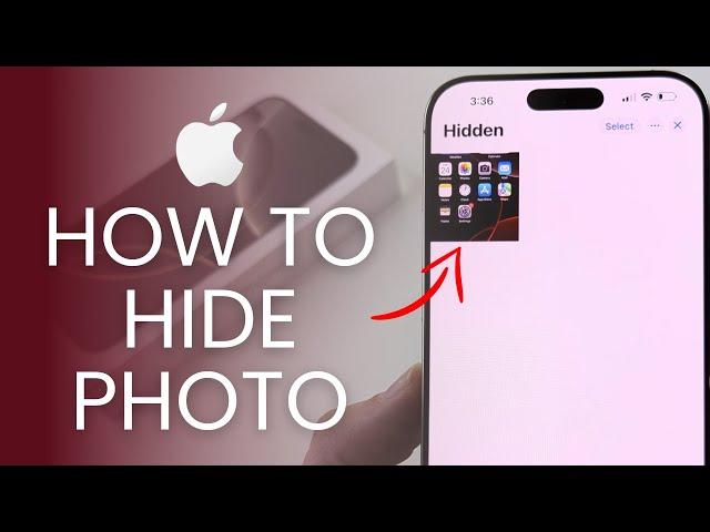 iPhone 16: How To Hide A Photo! (Quick Guide)