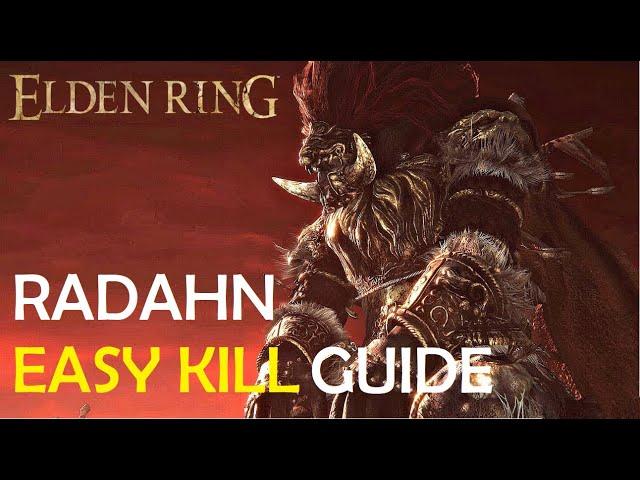 Elden Ring - "STERNENGEIßEL RADAHN" - EASY KILL GUIDE! (No Summons)