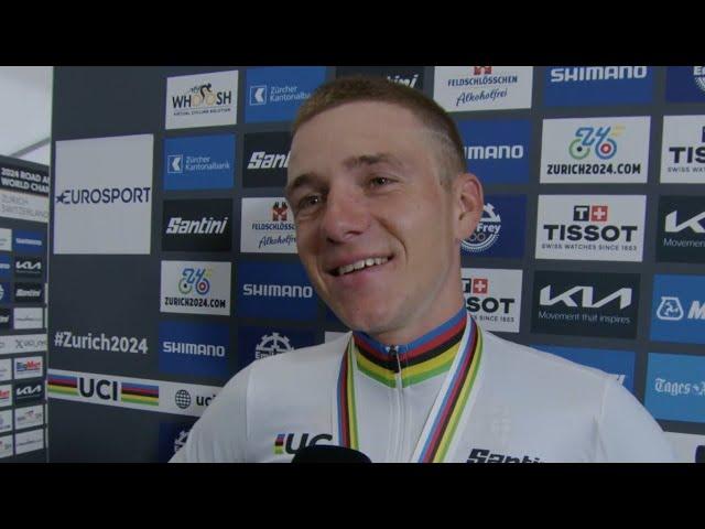 UCI World Championships Zurich 2024 - Remco Evenepoel : "It was a blind time-trial"