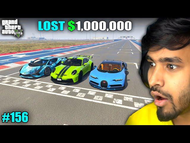 I LOST $1 MILLION IN DRAG RACE IN GTA 5 - TECHNO GAMERZ GTA 5 GAMEPLAY #156