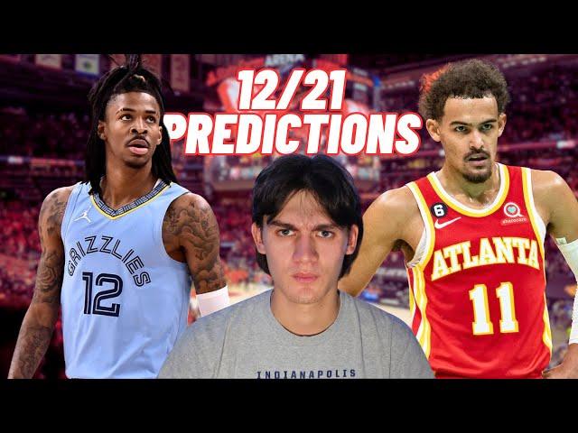 NBA PREDICTIONS & BEST BETS 12/21!