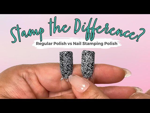 MUST SEE! Comparing Store Bought Polish to Stamping Polish | 1-Minute Maniology