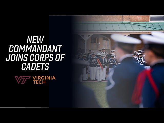 New commandant joins the Virginia Tech Corps of Cadets