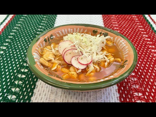 Para este 15 de septiembre PREPARE SU POZOLE  DE POLLO CON PUERCO con esta sencilla  receta