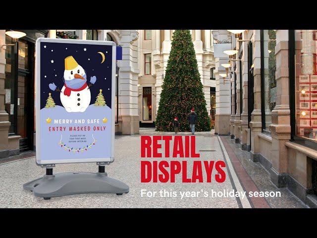 Retail displays for this year's festive season