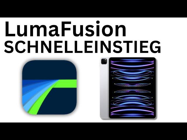 LumaFusion auf dem iPad Komplett Tutorial für Einsteiger 2024