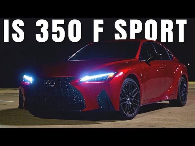 Night Review: 2021 Lexus IS 350 F Sport Exterior/Interior Lights & POV Drive