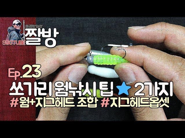 쏘가리 웜낚시 팁 2가지 - 쏘튜브