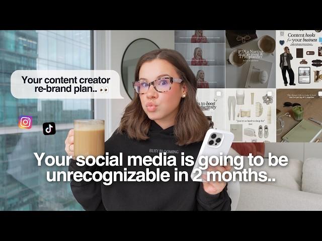 You're re-branding & blowing-up on Instagram & TikTok in Summer 2025 & here's your 2-month plan..