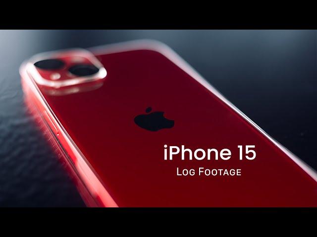 iPhone15 Pro LOG Footage... This Changes the Game!