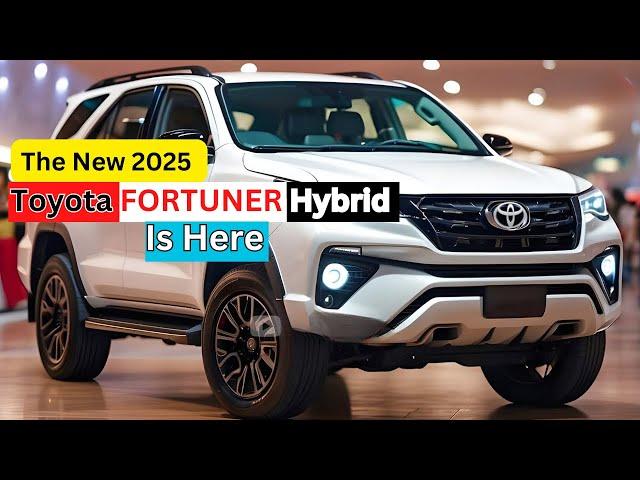 The New 2025 Toyota FORTUNER Hybrid is REVEALED