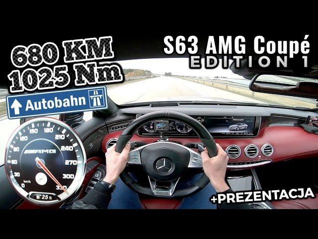 680 KM Mercedes S63 AMG Coupé - Ciśniemy 330 km/h!! Próba autostradowa i prezentacja.