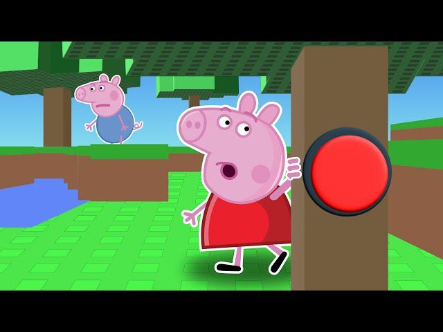 Peppa & George Play Find The Buttons! (Roblox)