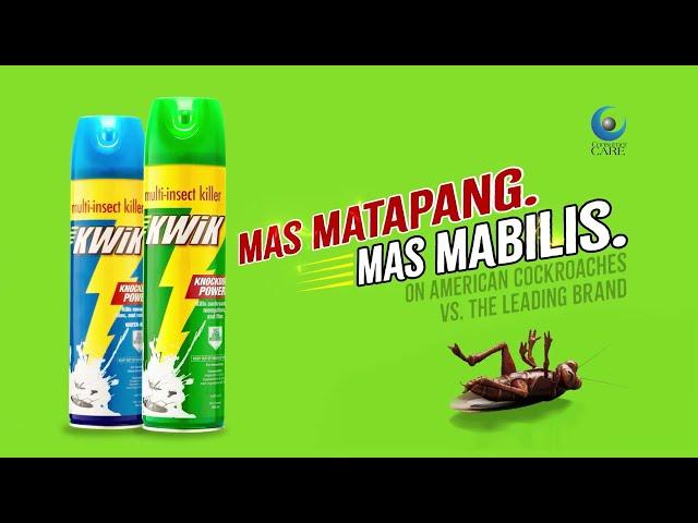 KWiK Insect Killer! Mas matapang. Mas mabilis!