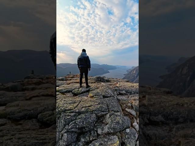 Alone at the Top: Silence, Fjord, and Endless Peaks / Norway! #hiking #mountains #fjords