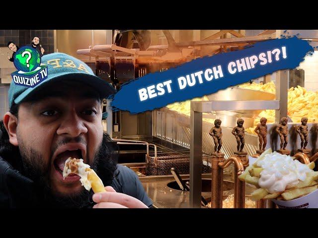 SURREAL WINTER AMSTERDAM FOOD TOUR (BEST CHIPS IN THE WORLD?)