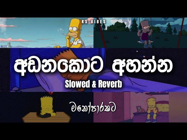 අඩන ගමන් අහන්න  | Manoparaakata Sinhala Slowed & Reverb Songs Collection | මනෝපාරකට