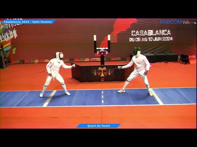 African Championships 2024 SME - L8 - Mahmoud Mohsen EGY v Bedi Paul Alex Beugre CIV