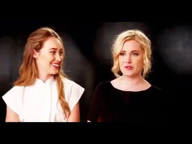 Alycia Debnam Carey And Eliza Taylor Funny Moments